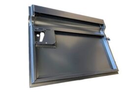 L/H DEF / SERIES STYLE FRONT DOOR BOTTOM WITH ALUMINIUM SKIN  BLACK - Image 2