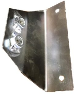 Seat Belt Bracket Front for Centre Buckles (Zinc Passivate)