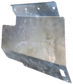 Range Rover Clasic Rear Mudflap Mounting Brackets O/S (R/H) Galvanised