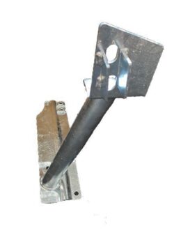 L/H Rear Seat Belt Mounting Tube 90 & 110 Puma Galvanised Finish