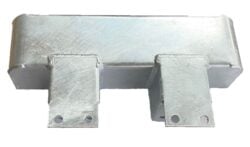 Series Military Front Bumperette Galvanised