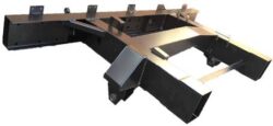 109" MILITARY REAR 1/4 CHASSIS WITH EXT INC SPRING HANGERS (LR56)