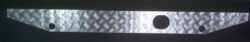 Td5 Chequer Plate Rear Cross Member Cover With Tow Holes