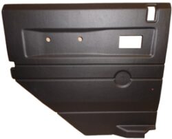 L/H 2ND ROW DOOR CASE-PUSH BUTTON HANDLE-BLACK ELEC WINDOWS >2007