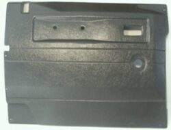 L/H DEFENDER FRONT DOOR CASE DARK GREY (LCS) MANUAL WINDER >2007