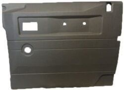 R/H FRONT DOOR CASE LIGHT GREY (LOY) FOR LATE DEFENDERS WITH PUSH BUTTON HANDLE