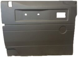L/H FRONT DOOR CASE LIGHT GREY (LOY) FOR LATE DEFENDERS WITH PUSH BUTTON HANDLE - ELECTRIC WINDOW >2007