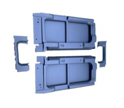 Defender 90 Light Grey (Loy Colour) Interior Rear Side Panels Without Window Cut Outs
