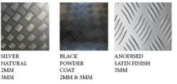 DEFENDER 110" BOTTOM OF  DOOR & WINGS TRIM KIT CHEQUER PLATE 4 DOOR - Image 2