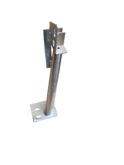 L/H Rear Seat Belt Mounting Tube 90" Defender Galvanised Finish