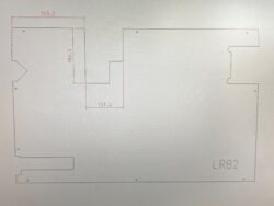 DEFENDER TREAD PLATE REAR DOOR CASE (FITS LR509A ALR6852)(86-2006) 130MM WIPER CUT OUT  - Image 2