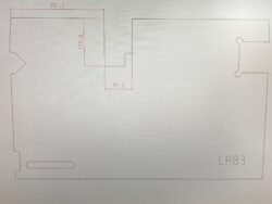 DEFENDER TREAD PLATE REAR DOOR CASE (FITS LR509A ALR6852)(86-2006) 90MM WIPER CUTOUT - Image 2