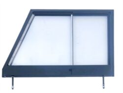 GLAZED Powder Coated For Series 3 Door Top RH (S) - Image 2