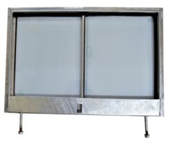 R/H 2ND ROW GALV DOOR TOP (GLAZED) - Image 2