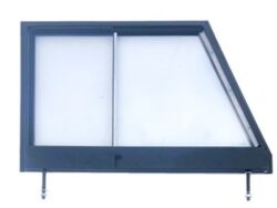 GLAZED Powder Coated For Series 3 Door Top LH (S) - Image 2
