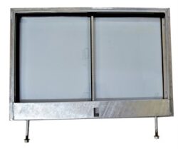 L/H 2ND ROW GALV DOOR TOP (GLAZED) - Image 2