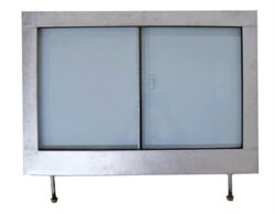 L/H 2ND ROW GALV DOOR TOP (GLAZED)