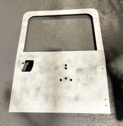 Defender Rear Door with Aluminium Skin 1986-2006 (with Spare Wheel Carrier Holes)