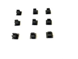 BLACK LOCKNUT (9 PER KIT)