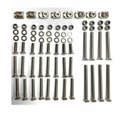C/SUNK SOCKET HEAD BOLT KIT DEFENDER FRONT & 2ND ROW DOOR HINGE SET S/S