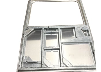 GALV FRAME ALU SKIN L/H DEF 90/110 REAR DOOR (86-2006) NO GLASS (ALR6852)