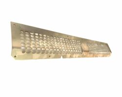Defender Brushed Stainless Steel Radiator Grille Bottom Plate