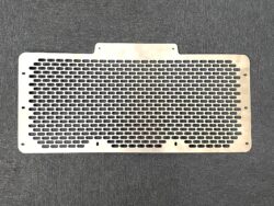 BRUSHED STAINLESS STEEL DEFENDER RADIATOR GRILLE