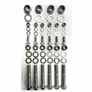 Hex Head Bolt Kit Defender Front Radius Arm & Rear Trailing Arm A4-80 S/Steel
