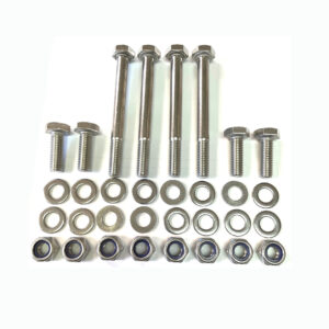 Defender 200TDi (NTC9262) Gearbox Crossmember To Chassis A4-80 SS Fixing Kit