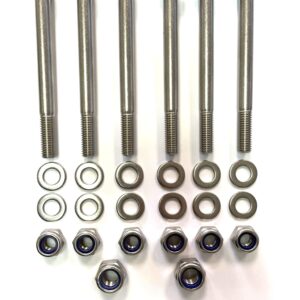 Rear Shock Mount Hex Head Bolt Kit Defender, Discovery 1, RRC (A4-80 Stainless)