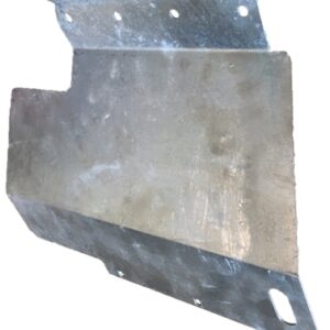 Range Rover Clasic Rear Mudflap Mounting Brackets O/S (R/H) Galvanised