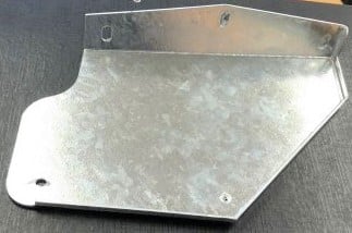 Discovery 2 Front Mudflap Bracket O/S (R/H) Galvanised