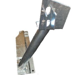 L/H Rear Seat Belt Mounting Tube 90 & 110 Puma Galvanised Finish