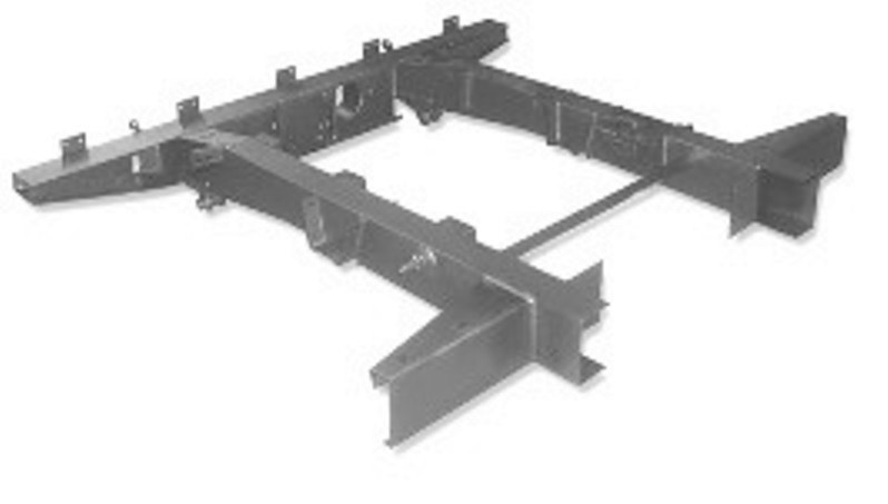 Series 2, 2A, 3 SWB 88" Military Rear Half Chassis - 1400Mm Chassis Legs (Not Airportable)