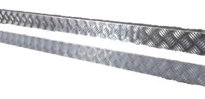 130" Chequer Plate Sill Protectors