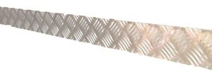 Defender Full Front Bumper Cover - Chequer Plate