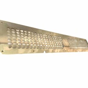 Defender Brushed Stainless Steel Radiator Grille Bottom Plate