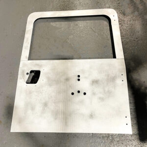 Defender Rear Door With Aluminium Skin 1986-2006 (With Spare Wheel Carrier Holes)