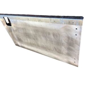 Series, Defender Rear Swing Away Half Door  Galvanised Top Capping