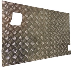 Series Rear Safari Door Chequer Plate Cover (External)
