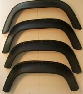 Xtra Wide W/Arch Spats -Matt Finish(2 Fr/2 Rear)
