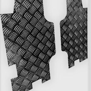 Defender Rear 1/4 Panel Chequer Plate