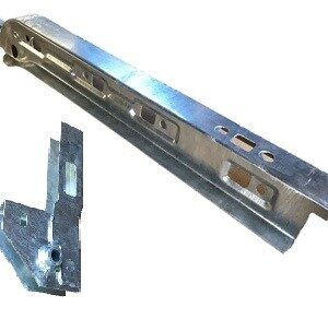 L/H Door Pillar Assembly (A Post) Series 2 2A 3 Defender Galvanised