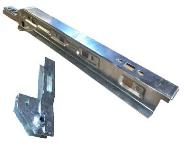 L/H Door Pillar Assembly (A Post) Series 2 2A 3 Defender Galvanised