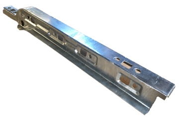 L/H Door Pillar (A Post) Series 2,2A,3 Defender Galv
