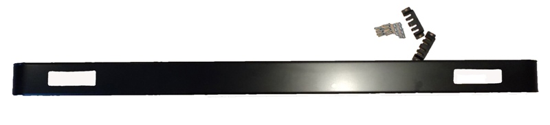 Defender Front Bumper Zinc Coated & Powder Coated For Use With DRL - Ring Aurora (LR621) LR620ZPBP