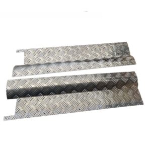 Defender 2Nd Row Chequer Plate Deep Radius Covers