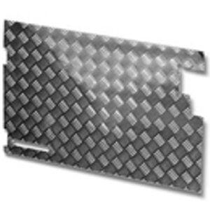 Series 3 / Defender Tread Plate Rear Door Case (Fits LR14 LR509 STC1424) (No Wiper Cut Out)