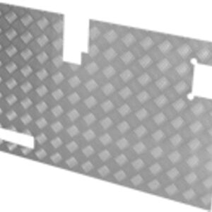 Defender Tread Plate Rear Door Case (Fits LR509A ALR6852)(86-2006) 130Mm Wiper Cut Out 