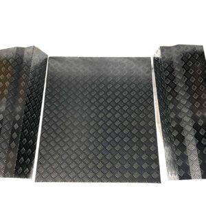 Defender 110 Puma Chequer Plate Load Area Black